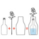 Cotton modernista flower vase Cotton modernista flower vase