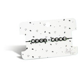 Armbandje zwart Mooi mens Armbandje zwart Mooi mens