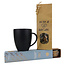 Tea set vtwonen cup black incl. Tea and Fudge Sea Salted Caramel