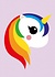 Card Unicorn Rainbow Card Unicorn Rainbow
