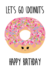 Kaart Let's Go Donuts Kaart Let's Go Donuts