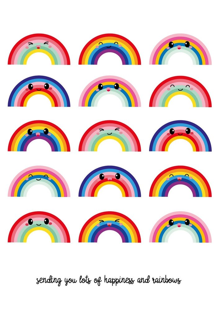 Card Sending Rainbows