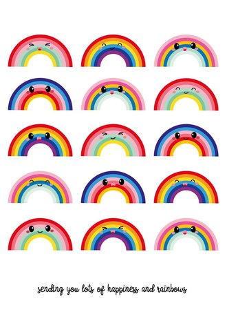 Card Sending Rainbows