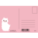 Kaart Alpaca Roze Kaart Alpaca Roze