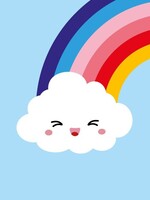 Kaart Wolk Regenboog