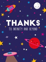 Kaart Thanks to Infinity