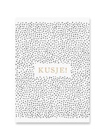Card Kiss | gold foil