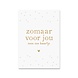 Kaart Zomaar | Goudfolie Kaart Zomaar | Goudfolie