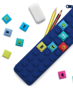 Waff Etui Met Kubussen Marineblauw