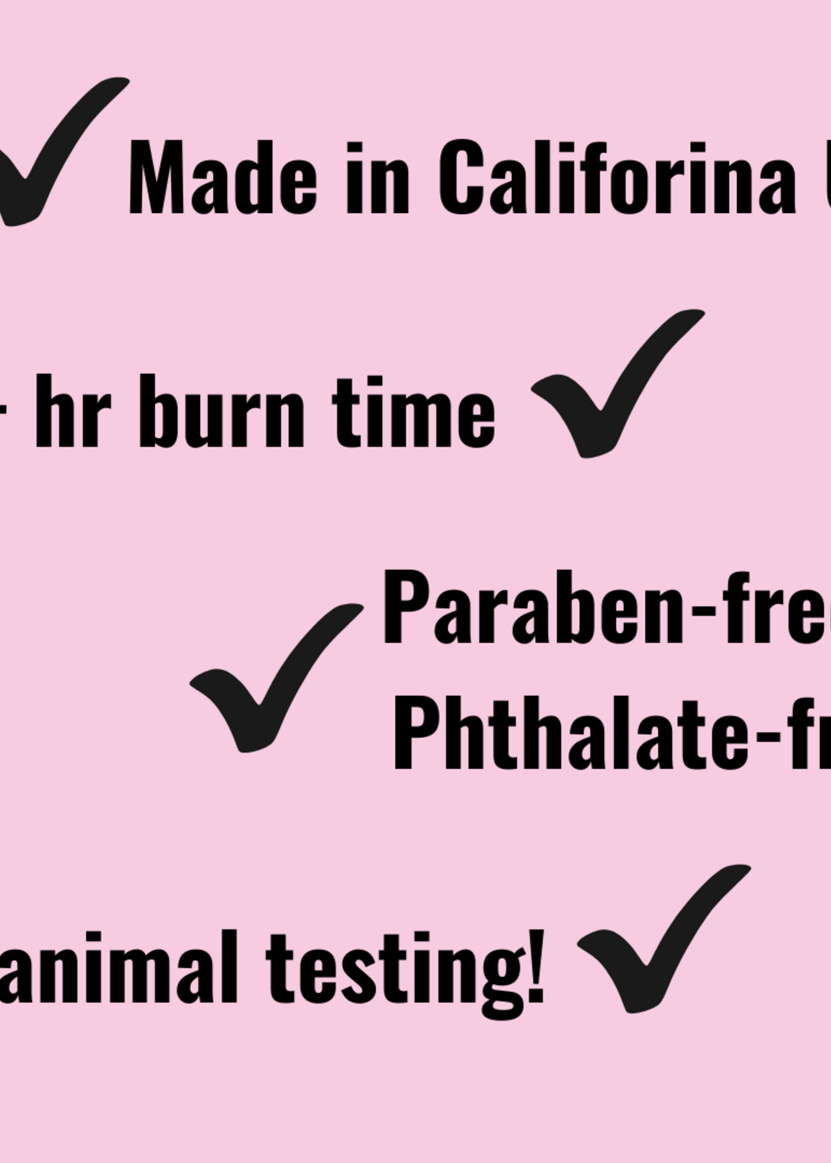 Roses Are Red - Candle