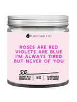 Roses Are Red - Candle