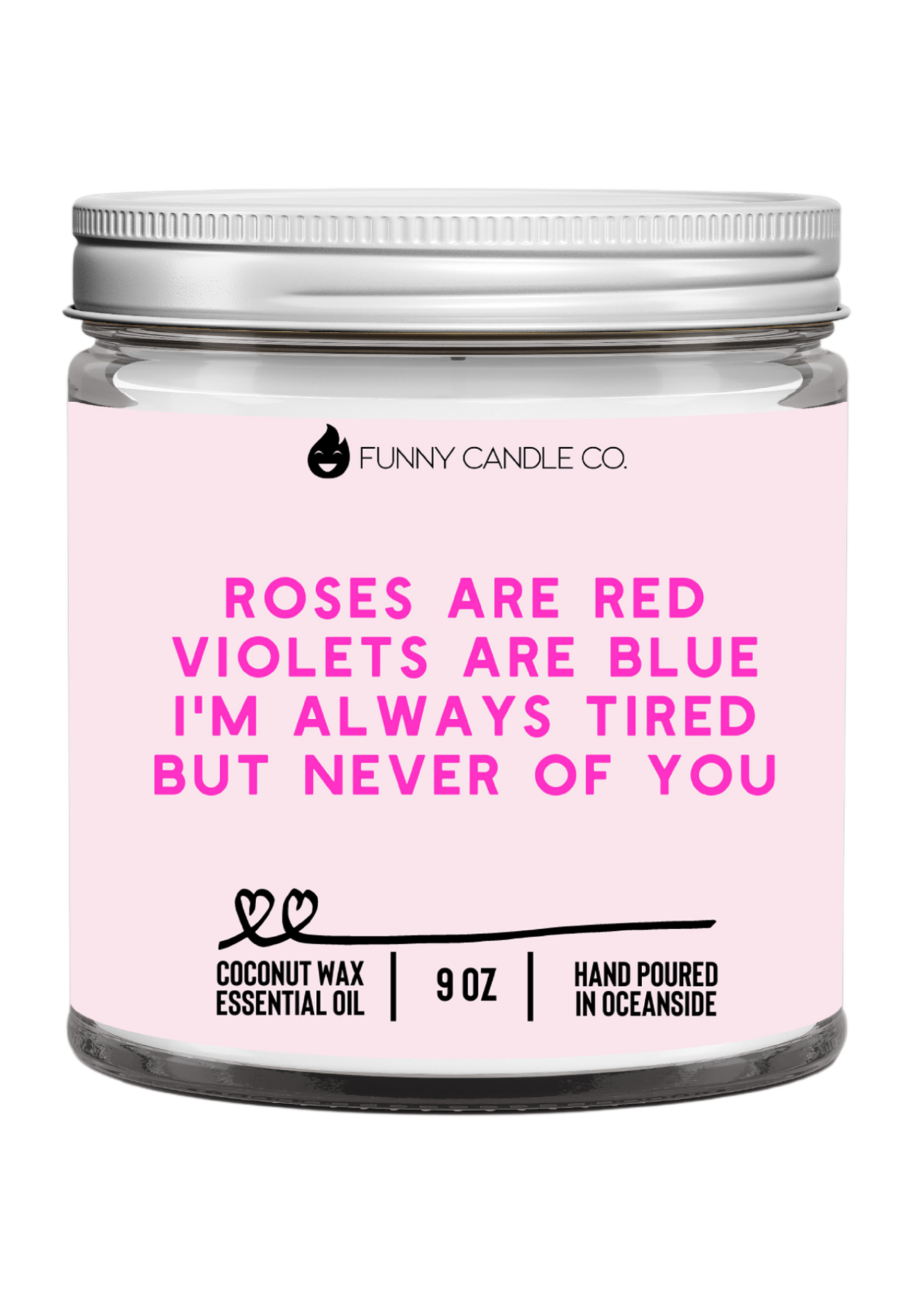 Roses Are Red - Candle