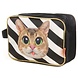Toiletry bag black and white cat Toiletry bag black and white cat
