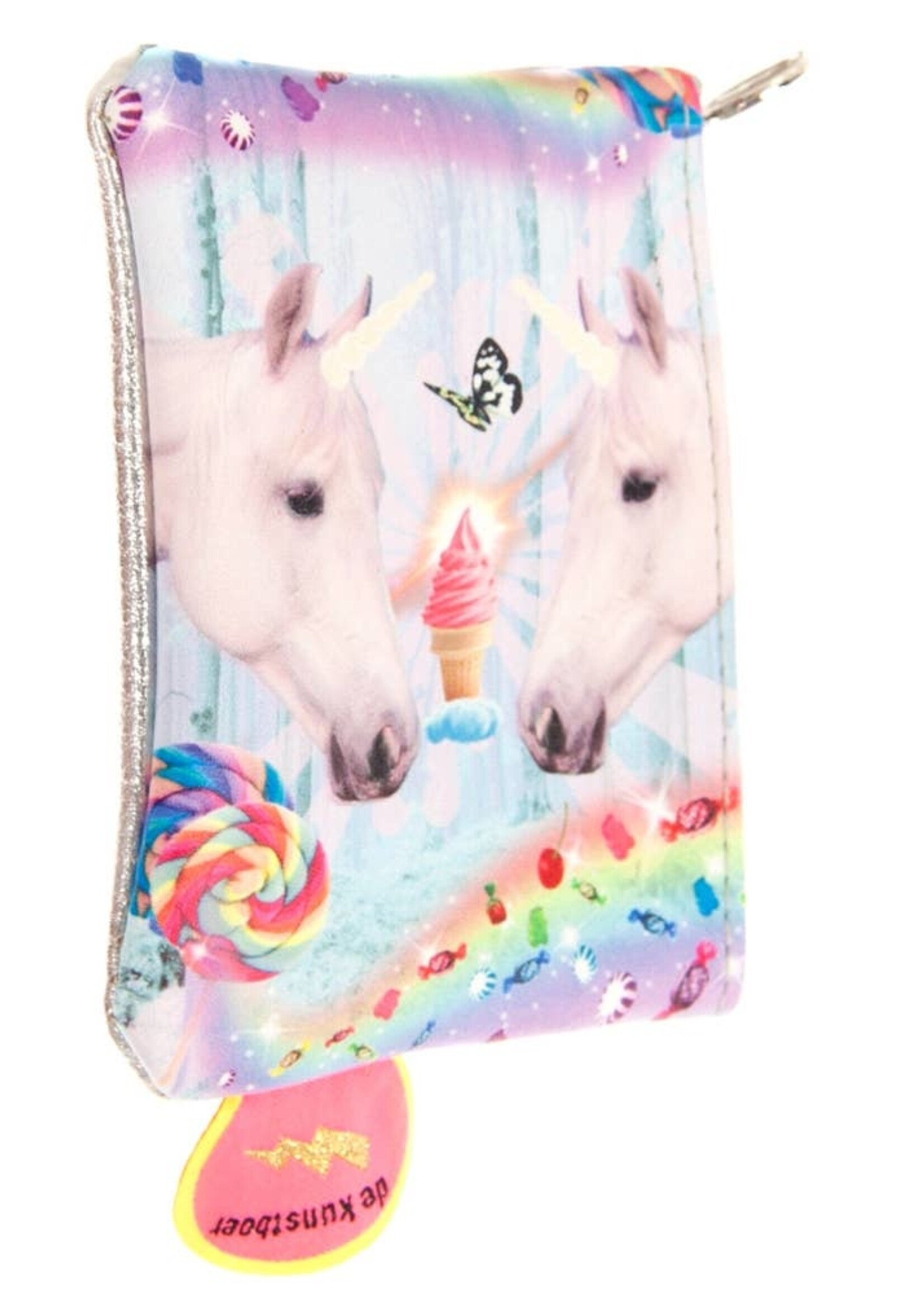 Portemonnee Eenhoorns Grijs