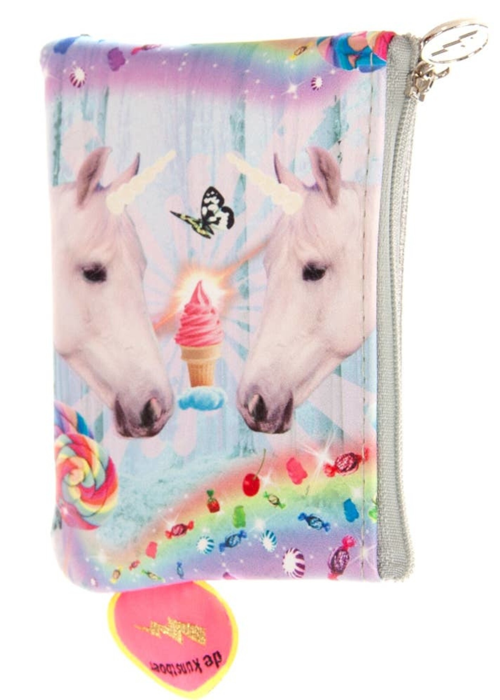 Portemonnee Eenhoorns Grijs