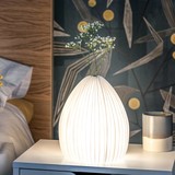 Gingko slimme vaaslamp  Bamboe Gingko slimme vaaslamp  Bamboe