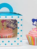 Verjaardagstaart Cupcake zeep met doos