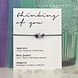 Verstelbare kristallen armband - Thinking of You Verstelbare kristallen armband - Thinking of You
