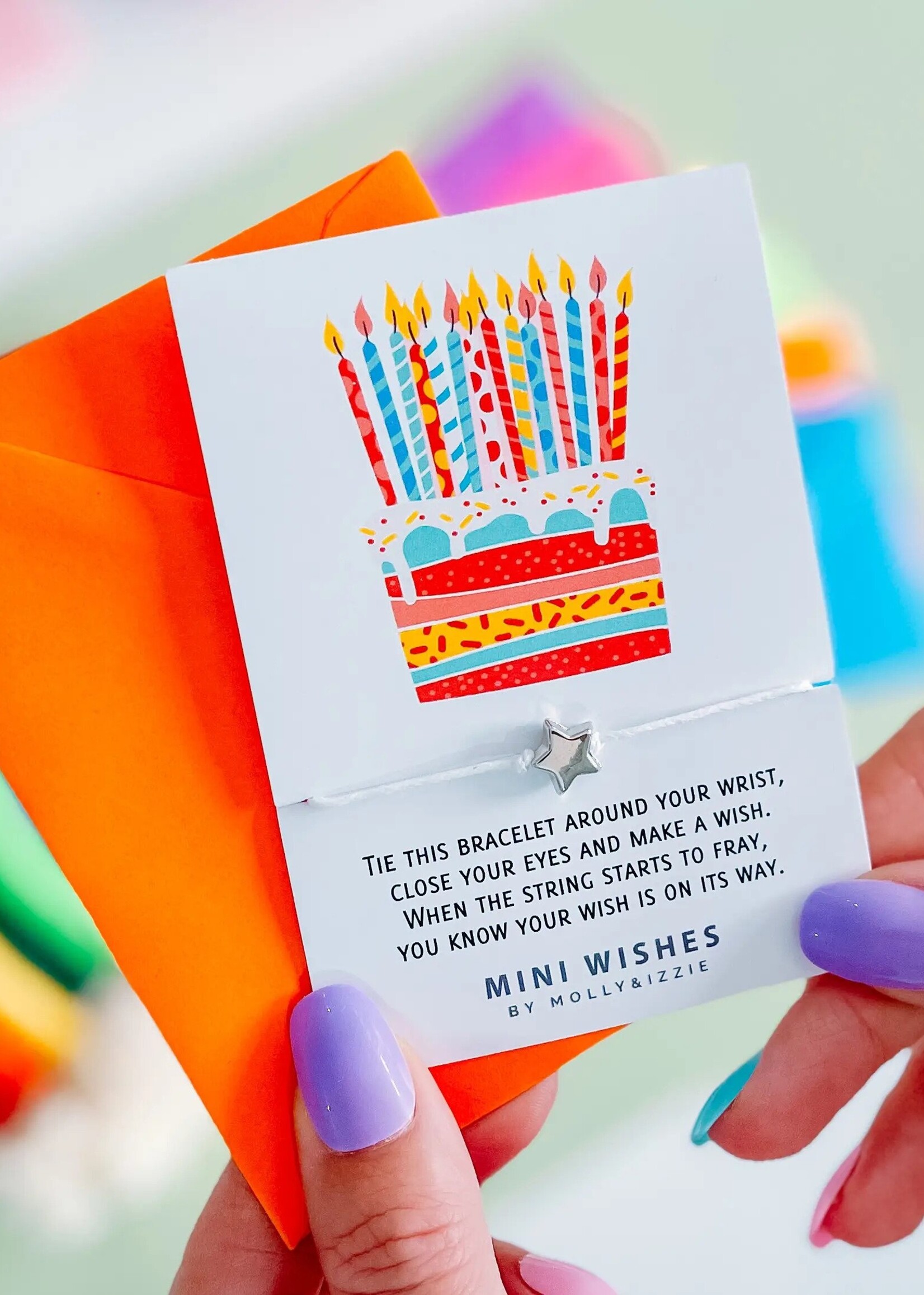 Birthday Cake Mini Wish Bracelet