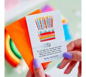 Birthday Cake Mini Wish Bracelet Birthday Cake Mini Wish Bracelet