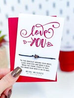 Love You Mini Wish-armband