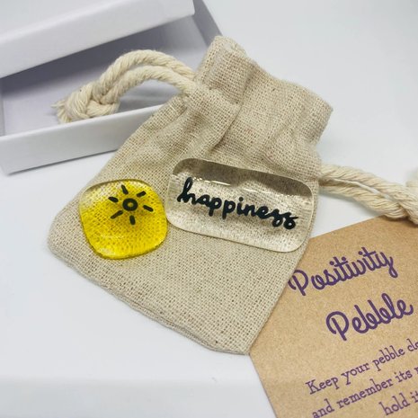 Geluk Positiviteit Pebble set