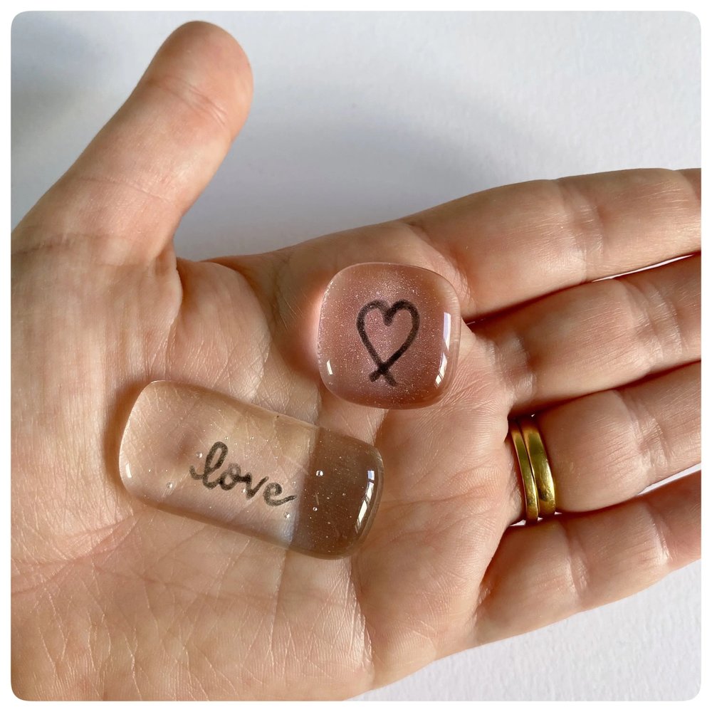 Liefde Positiviteit Pebble set Liefde Positiviteit Pebble set