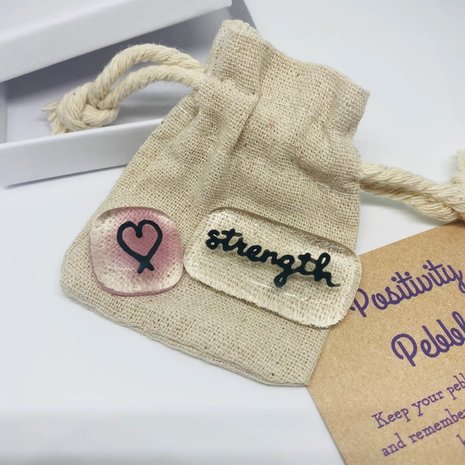 Kracht Positiviteit Pebble set