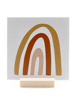 Tegeltje incl houder - Regenboog