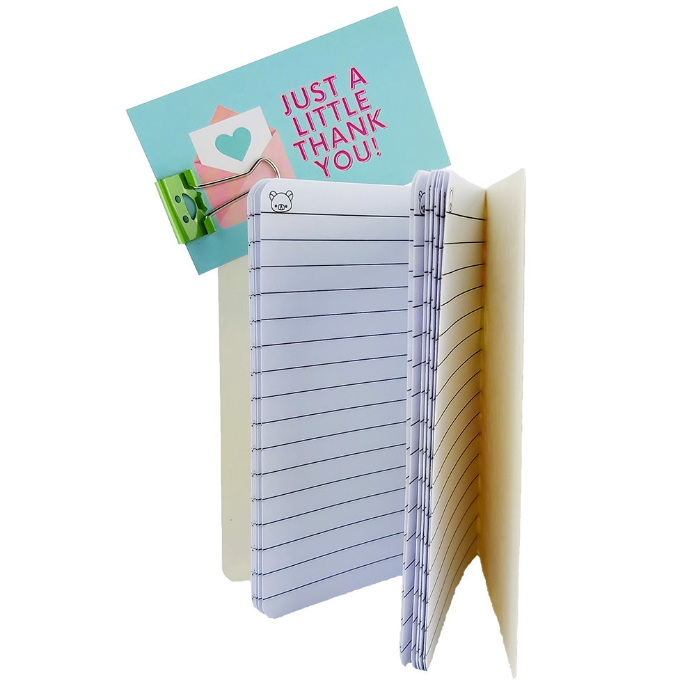 Bedankt mini-notebook Bedankt mini-notebook