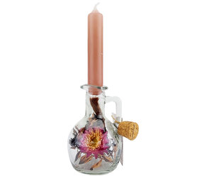 Fles gedroogde bloemen  Poeder Blush (bruin/roze) Fles gedroogde bloemen  Poeder Blush (bruin/roze)