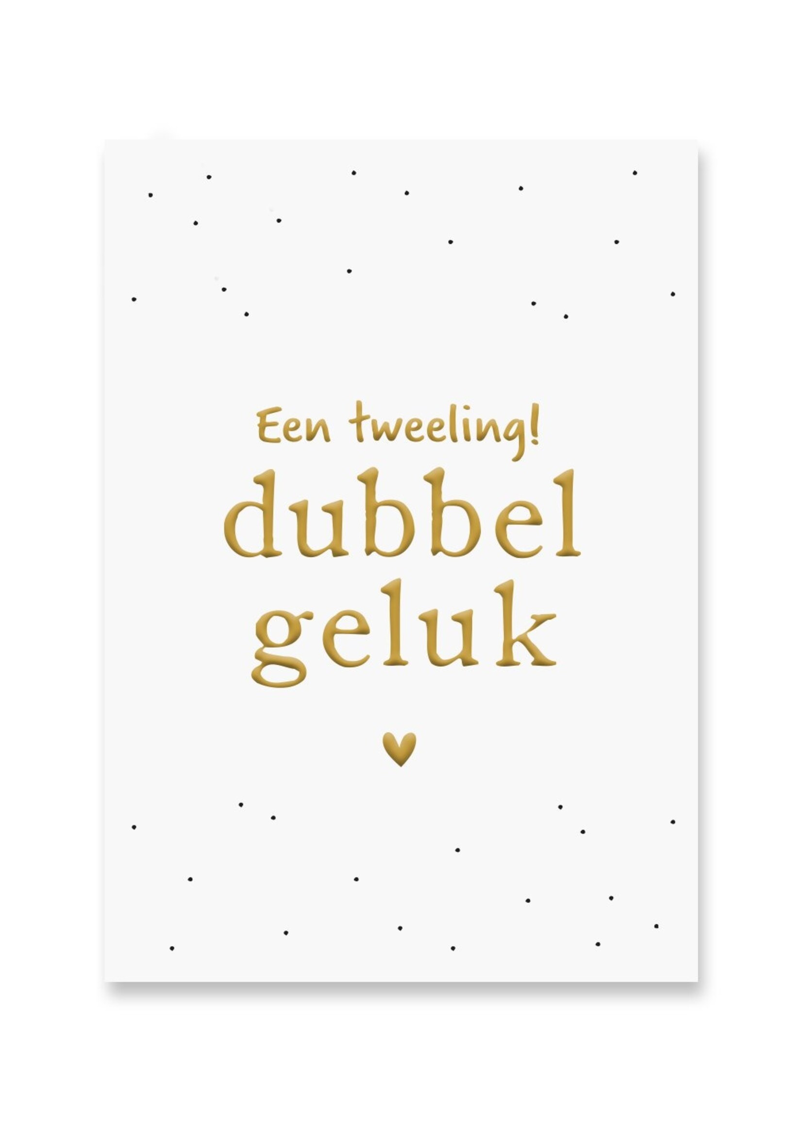 Card Twins| gold foil
