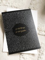 Card Warm Wishes | gold foil