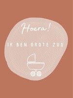 Kaart hoera grote zus