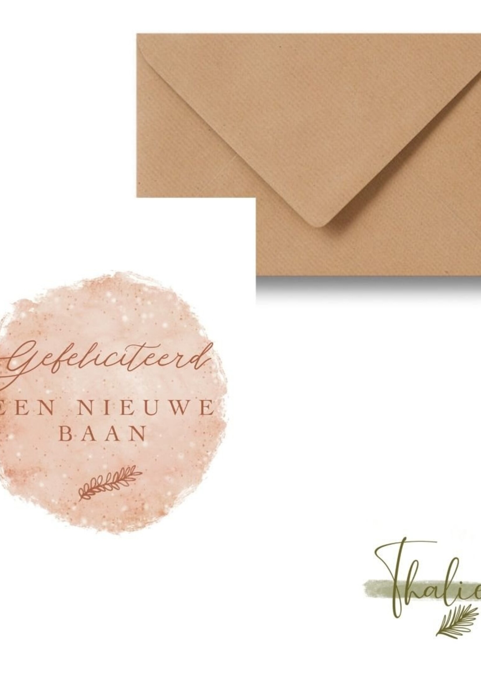 Card Congratulations a new job