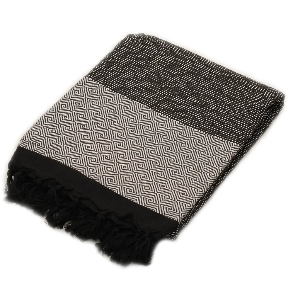 Tuval black and white blanket Tuval black and white blanket