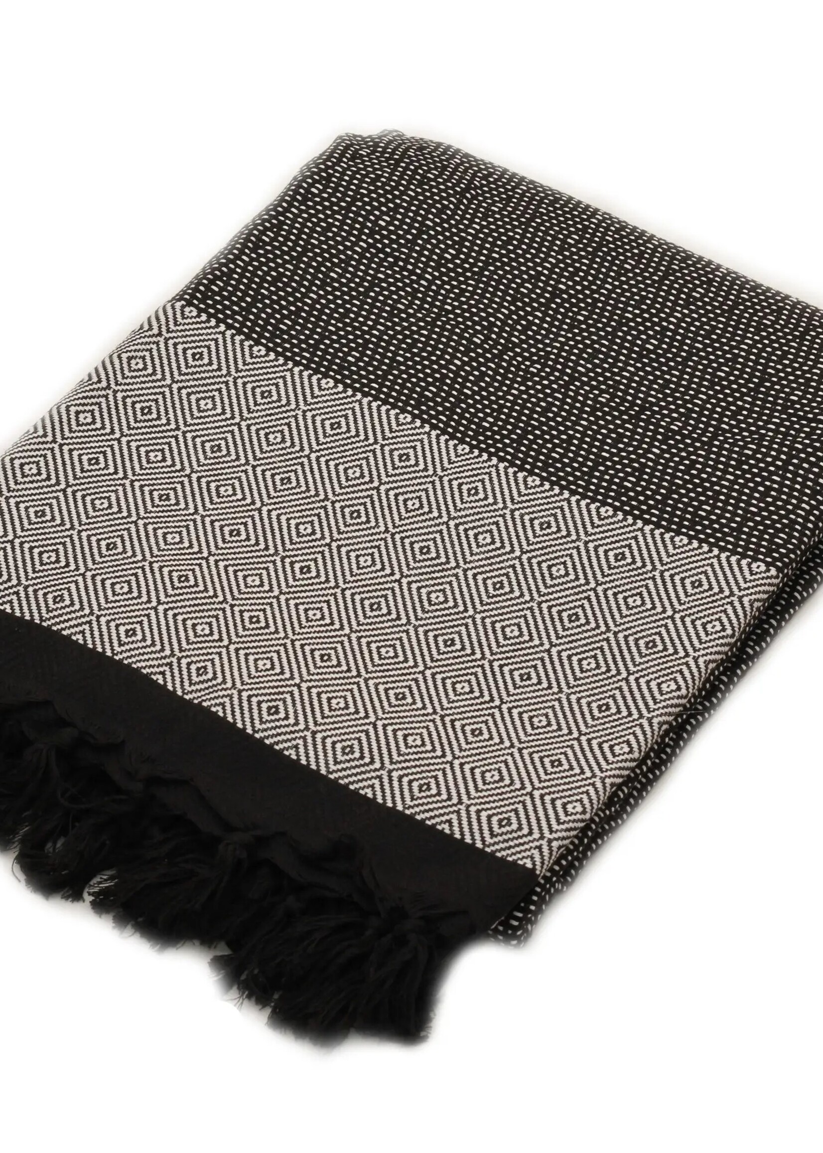 Tuval zwart-witte deken