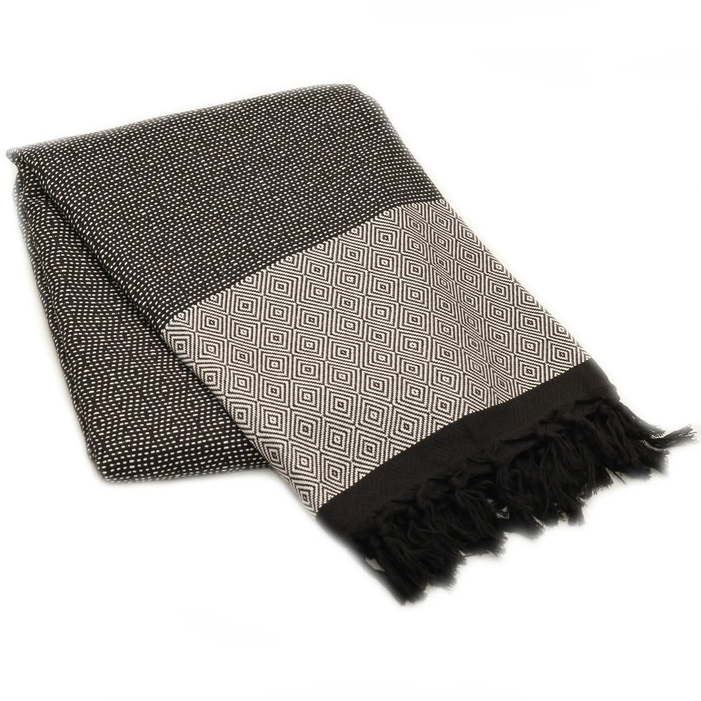 Tuval black and white blanket Tuval black and white blanket