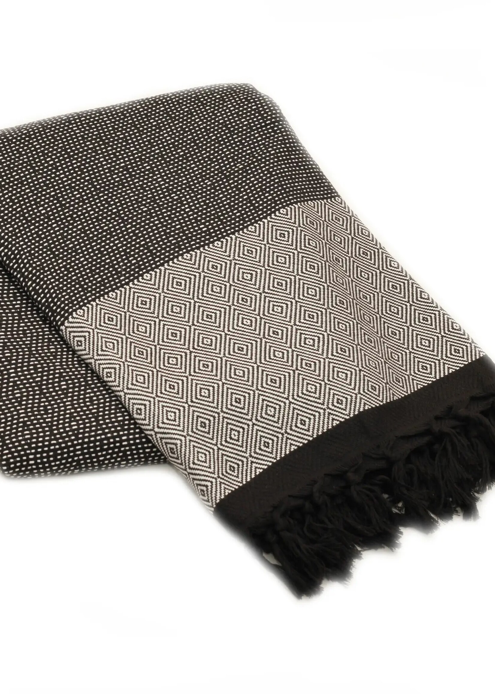 Tuval zwart-witte deken