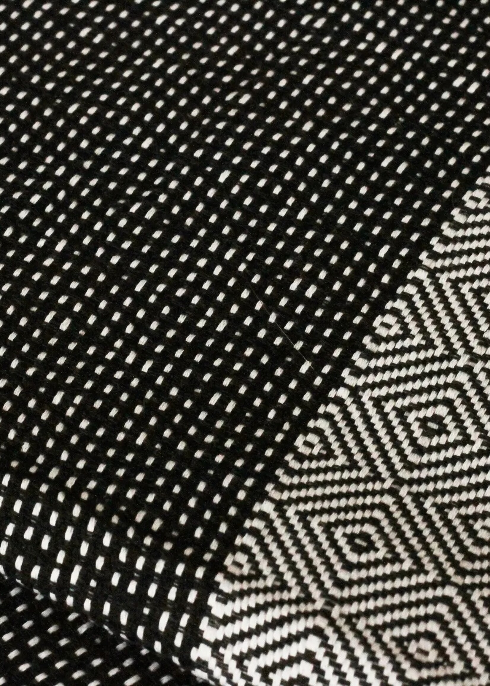 Tuval zwart-witte deken