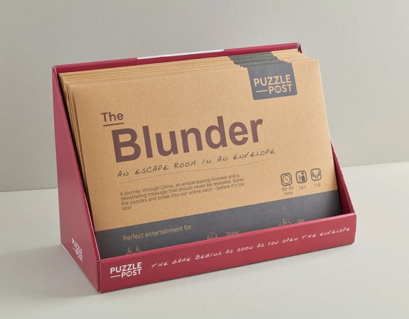 Escape Room in An Envelope: The Blunder