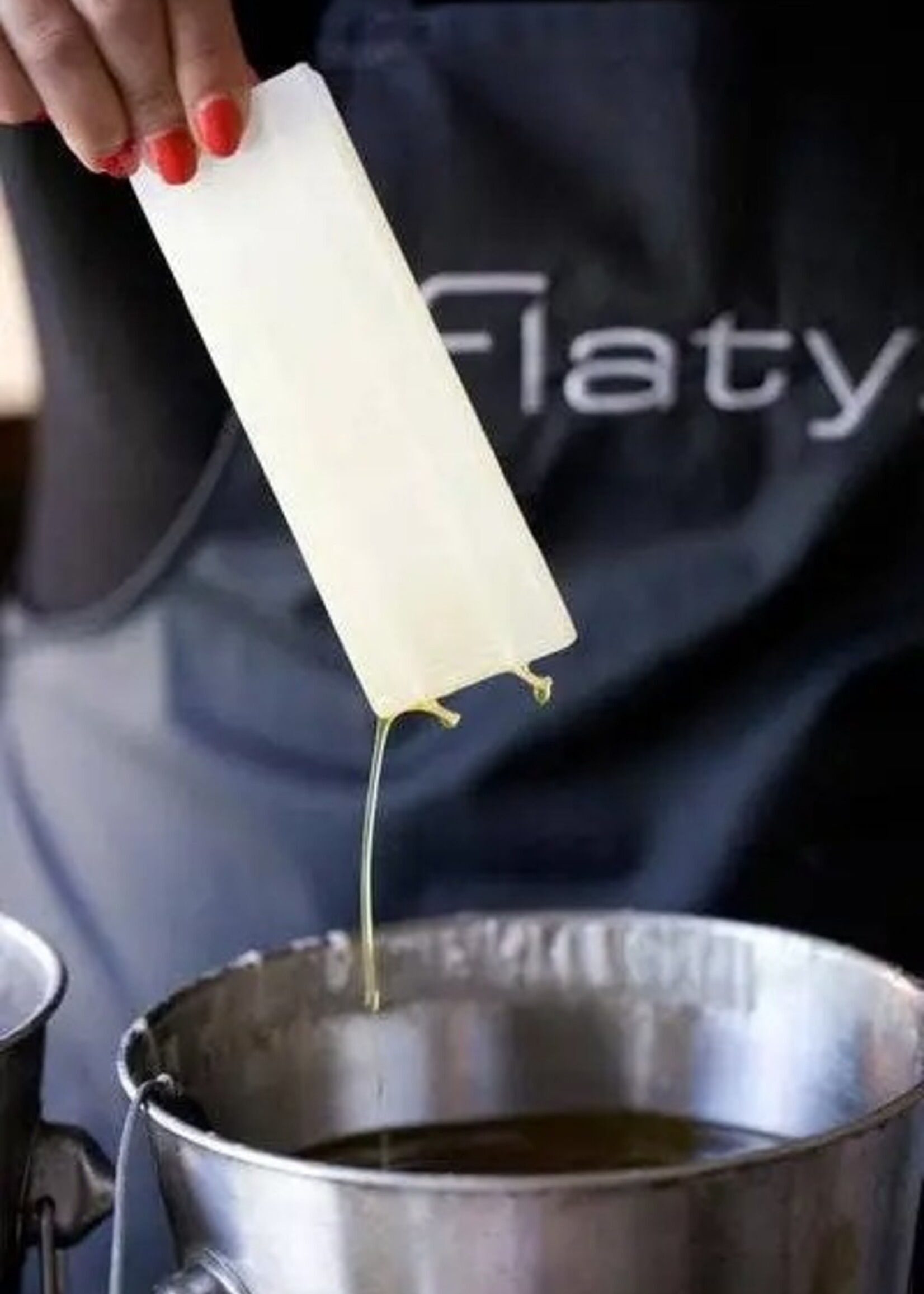 Flat Handmade Candle - Happy Birthday Layered Cake