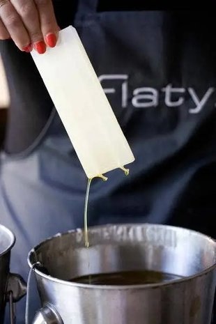 Flat Handmade Candle - Happy Birthday Layered Cake