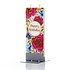 Flat handmade candle - Happy birthday with floral print Flat handmade candle - Happy birthday with floral print
