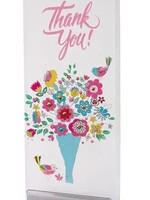 Flat handmade candle - Thank you