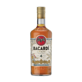 Bacardi Cuatro 4 years Aged Rum 70 cl.