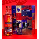 Martell VSOP Giftbox met glazen 70 cl.