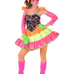 Magic 80's Dress Fluor