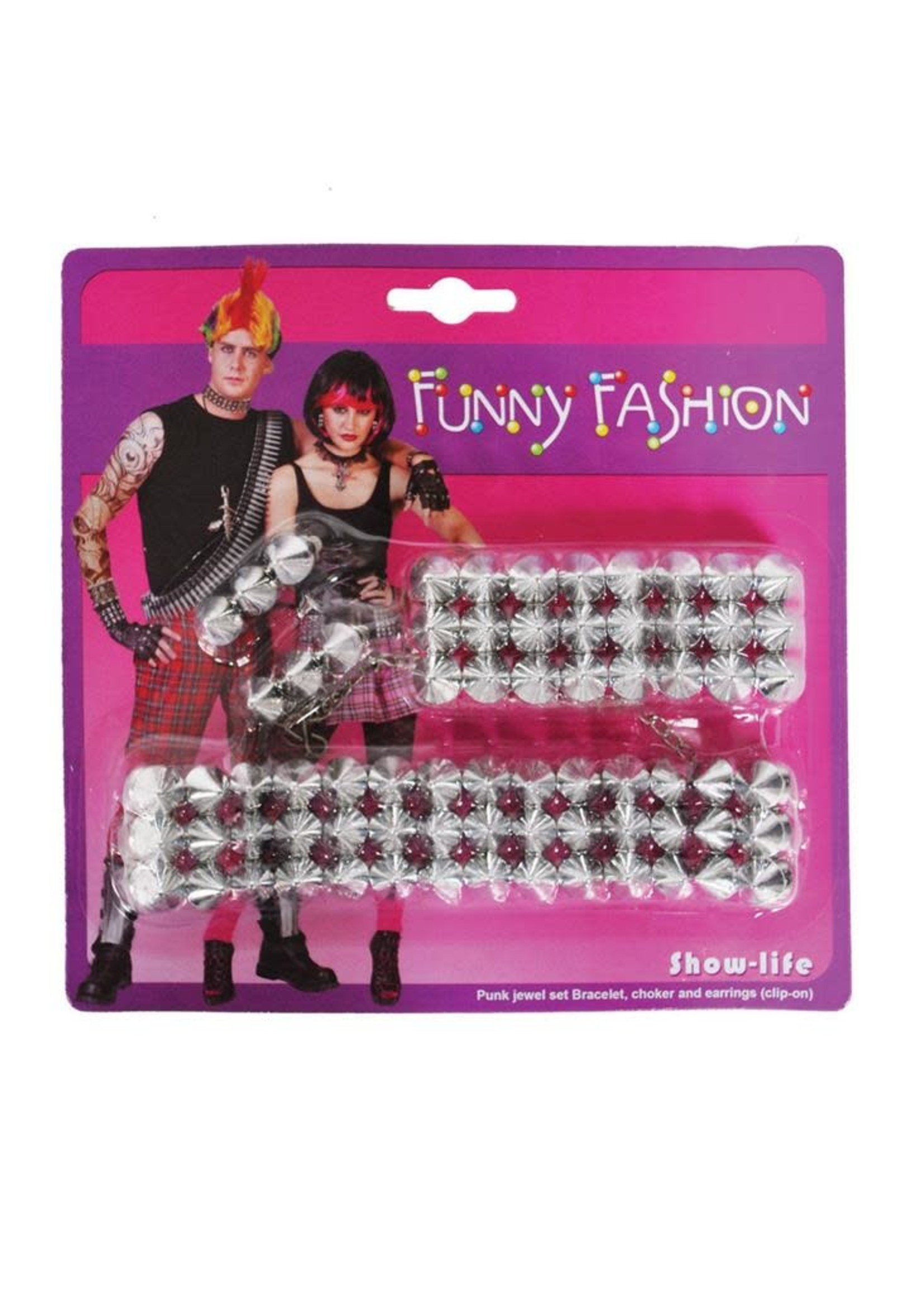 Funny Fashion Juwelenset met stuks - 4delig