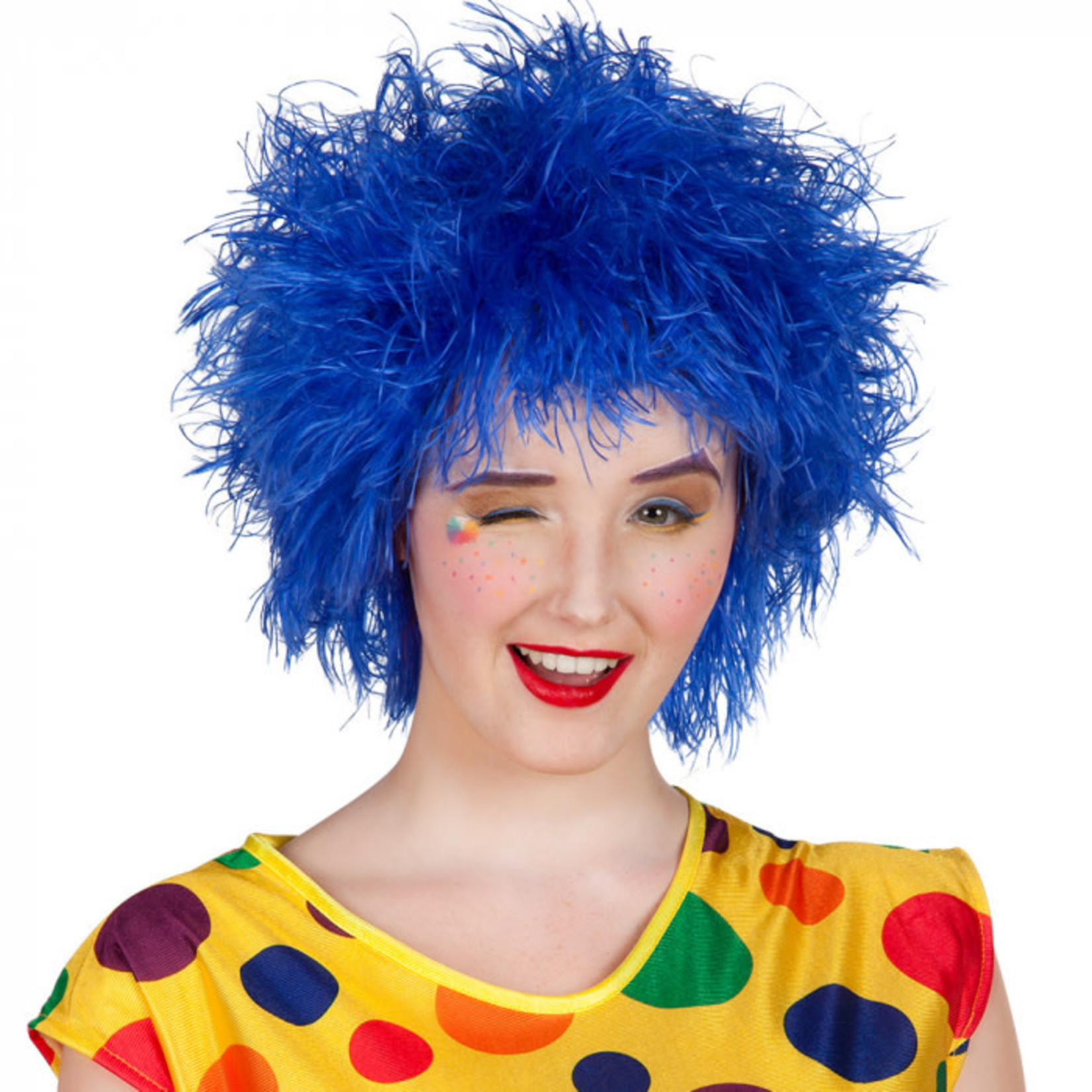 Bazaar Ple4 Pruik Clown Frizzy